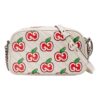 (WMNS) GUCCI GG Marmont Silver Logo Apple Pattern Leather Chain Shoulder Messenger Bag Small White / Red Valentine's Day limited 447632-1W9AN-9086 | Luna Bags - Image 8
