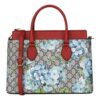(WMNS) GUCCI GG Blooms Logo Printing Canvas handbag Beige / Blue / Red Classic 546316-KU2IG-8492 | Luna Bags - Image 7