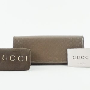 Broadway Microguccissima Leather Clutch Bag | Luna Bags