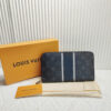 Full Set Preloved Louis Vuitton Monogram Eclipse Clutch Wallet Black | Luna Bags - Image 3
