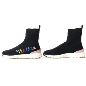 LOUIS VUITTON sneakers canvas Black x multicolor After game line 36 | Luna Bags