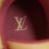 LOUIS VUITTON sneakers leather Orange red LV trainer line 6 1/2 | Luna Bags - Image 11