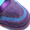 LOUIS VUITTON sneakers 1A9JWJ Suede, Fabric, Rhinestone Blue purple LV Trainer Line 8 | Luna Bags - Image 9