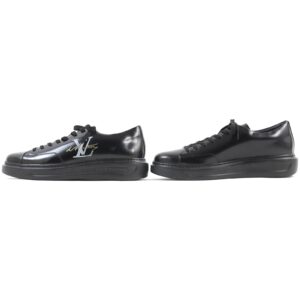 LOUIS VUITTON sneakers Main: Leather black Beverly Hills Line mens 8.5 Used | Luna Bags