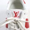 LOUIS VUITTON sneakers 1A5YOL Main: Leather White red Rivoli Line mens 8.5 Used | Luna Bags - Image 5