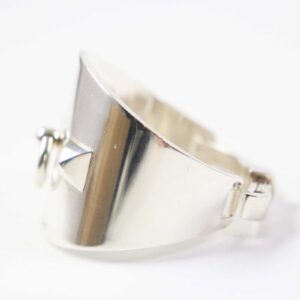 HERMES Bangle AG925 Silver Collier de Sian Rock | Luna Bags