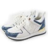 LOUIS VUITTON sneakers leather White Indigo Blue Run away line 37 | Luna Bags - Image 11