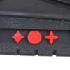 LOUIS VUITTON sneakers Main: Leather Black red LV trainer line mens 6 Used | Luna Bags - Image 6