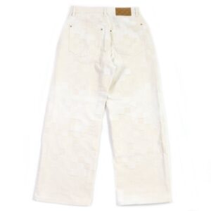 LOUIS VUITTON Denim pants 1AFQGH cotton Ecru 30 | Luna Bags
