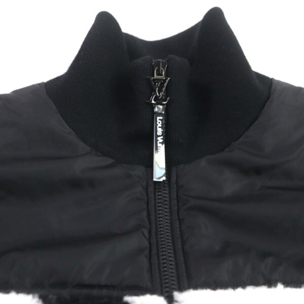LOUIS VUITTON Nylon jacket HQY18W polyester black white light blue M | Luna Bags