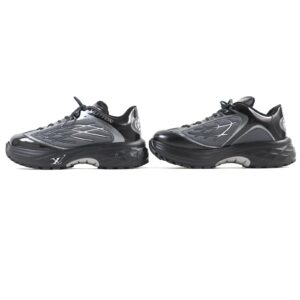 LOUIS VUITTON sneakers 1ABZ2Y Patent leather black Discovery Line 8.5 | Luna Bags