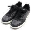 LOUIS VUITTON sneakers leather Black Grey Rivoli line 7.5 | Luna Bags - Image 11