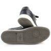LOUIS VUITTON sneakers leather Black Grey Rivoli line 7.5 | Luna Bags - Image 3