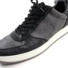 LOUIS VUITTON sneakers leather Black Grey Rivoli line 7.5 | Luna Bags - Image 7