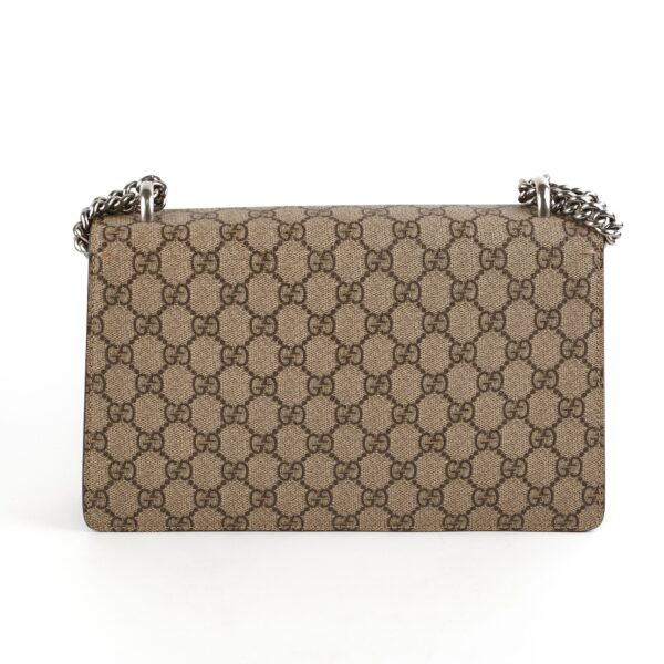 Gucci Medium Dionysus GG Supreme SHoulder Bag Red | Luna Bags