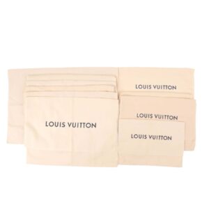 Louis Vuitton Set of 10 Dust Bag Beige Brown | Luna Bags