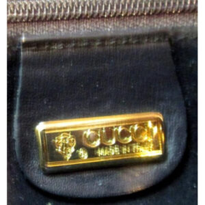 Gucci Vintage Purses Black Leather Hobo Bag | Luna Bags