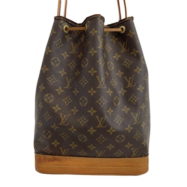 LOUIS VUITTON - Monogram Noe - Brown / Tan Canvas Bucket Bag | Luna Bags