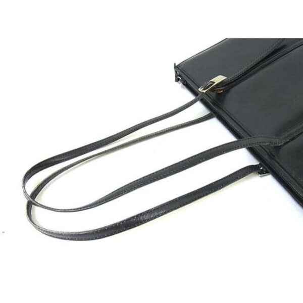 Gucci Top Handle Satcheltote Black Glossy Leather Satchel | Luna Bags