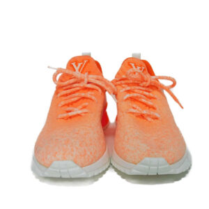 LOUIS VUITTON sneakers 1A4TRK knit Orange LV logo VNR Line mens 6 Used | Luna Bags
