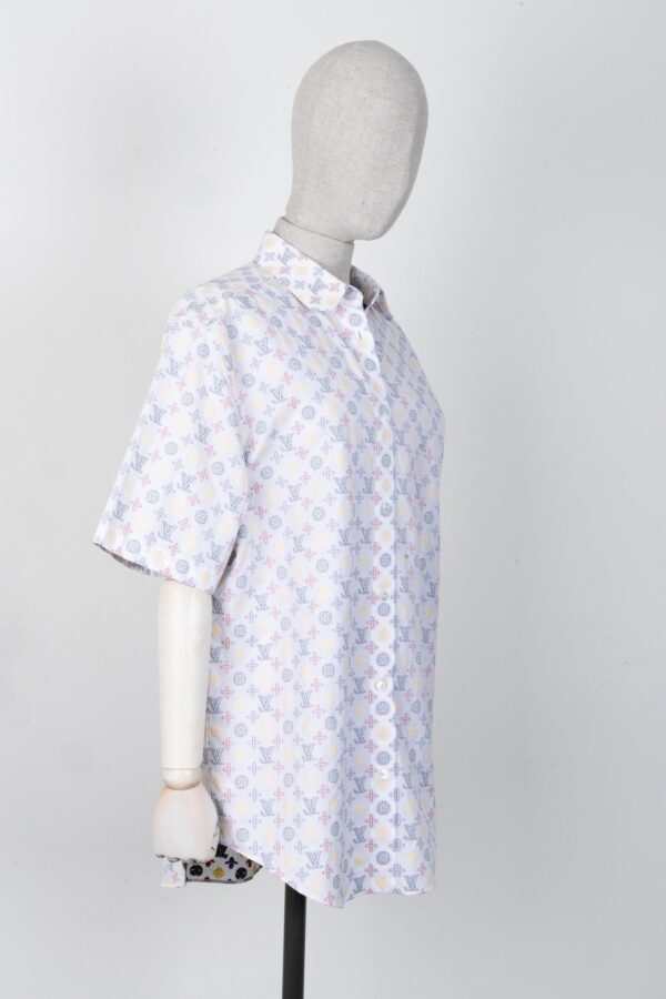 LOUIS VUITTON MNG Short Sleeve Shirt White | Luna Bags