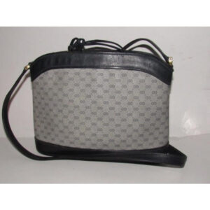 Gucci Blue Micro G Print Leather Bucket Bag Satchel | Luna Bags