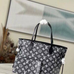 Louis Vuitton Neverfull Monogram Jacquard Denim ( Lushentic Version) | Luna Bags