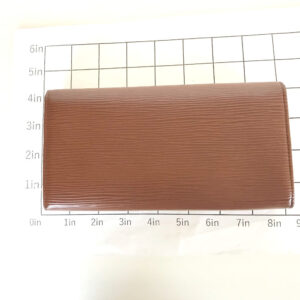 LOUIS VUITTON Long Wallet Purse M60321 Epi Leather Brown Portefeuille Sarah | Luna Bags