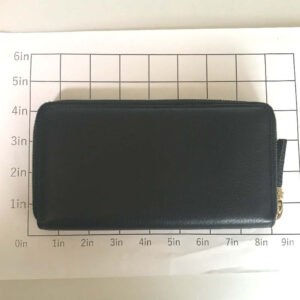 GUCCI Long Wallet Purse 308004 0359 leather black Round zip Soho Women Used | Luna Bags