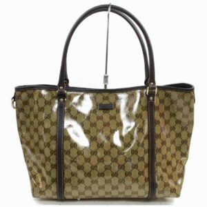Gucci Tote Bag Light Brown PVC (SHC7-11114) | Luna Bags