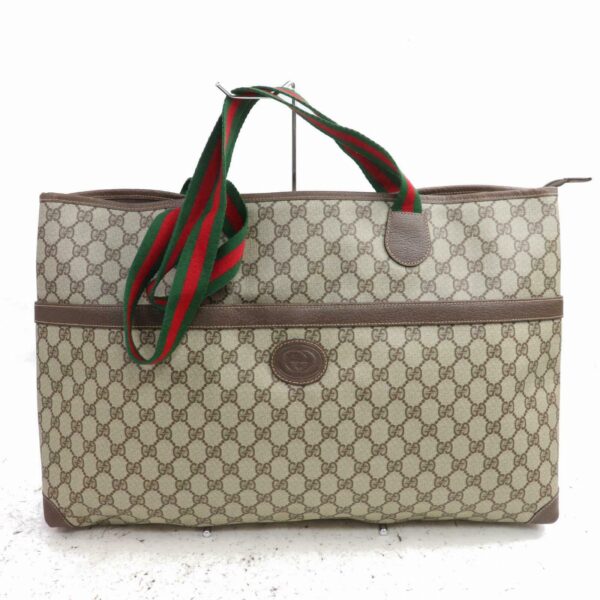 Gucci Tote Bag Beige PVC (SHC1-14532) | Luna Bags