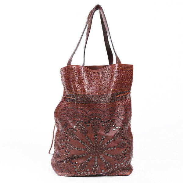 Gucci Studded Leather Drawstring Tote Bag | Luna Bags
