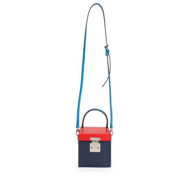 LOUIS VUITTON Indigo & Coquelicot Epi Bleecker Box | Luna Bags