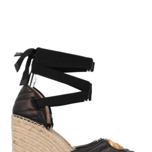 GUCCI Espadrilles Leather Black | Luna Bags