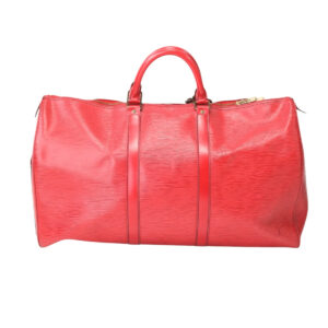 LOUIS VUITTON Boston Duffel bag M42967 Epi Leather Castilian red Epi Keepall 50 | Luna Bags