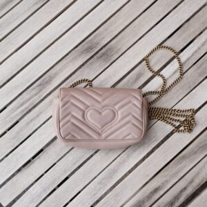 Gucci Super Mini GG Marmont Matelasse Crossbody Bag - '10s | Luna Bags