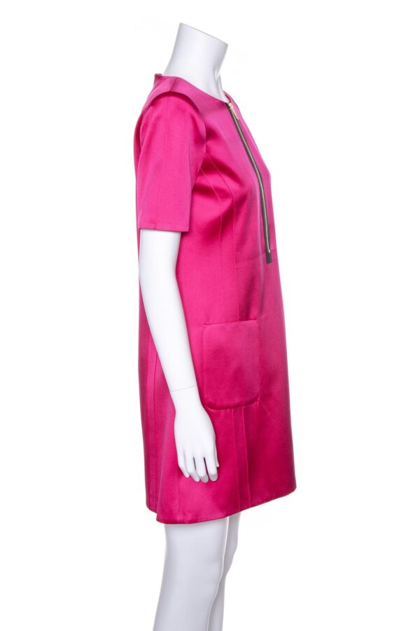 Gucci Fuchsia Satin Silk Mini Dress SZ 38 | Luna Bags