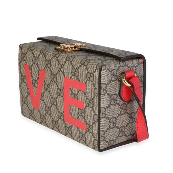 Gucci GG Supreme Valentine's Day Mini Box Bag | Luna Bags