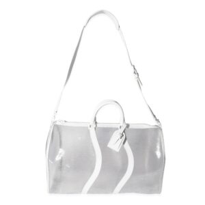 LOUIS VUITTON Clear Epi PVC Wavy Keepall Bandouliere 50 | Luna Bags