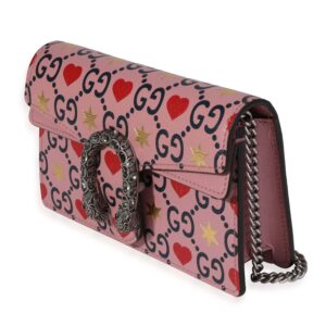 Gucci Pink Calfskin Valentine's Day Super Mini Dionysus Bag | Luna Bags