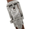 Gucci Anger Forest Wolf Head Leather Bracelet in Brown | Luna Bags - Image 6
