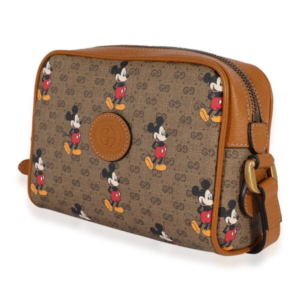 Gucci x Disney Vintage GG Supreme Mickey Mouse Shoulder Bag | Luna Bags