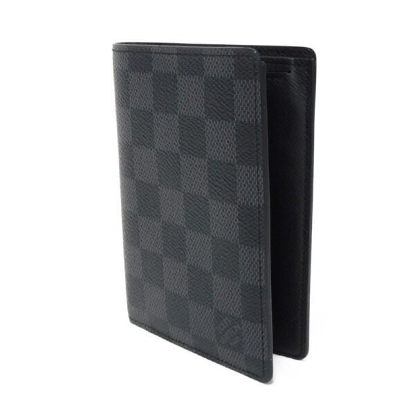 LOUIS VUITTON Bifold Wallet N61226 Damier Graffit canvas x grain leather Noir Damier Graphite Portefeuille Regular | Luna Bags