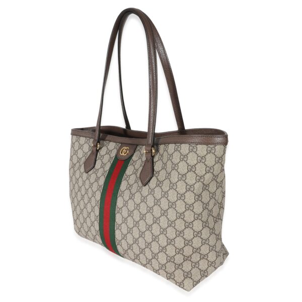 Gucci GG Supreme Medium Ophidia Web Tote | Luna Bags