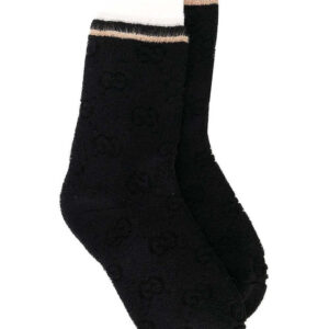 Gucci GG Logo Sponge Socks in Black | Luna Bags