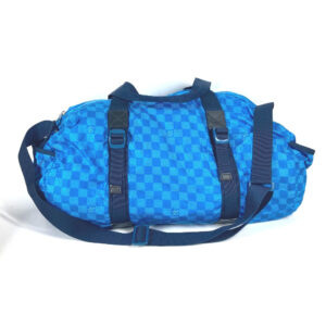 LOUIS VUITTON Boston Duffel bag M97057 Nylon blue Damier Aventure Plat Ktical | Luna Bags