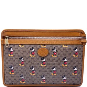 Gucci X Disney GG Supreme Mickey Mouse Zip Pouch | Luna Bags