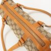 GUCCI Abbey GG Canvas Leather Mini Boston Bag Beige Orange 130942 | Luna Bags - Image 16