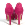 LOUIS VUITTON pumps suede pink LV circle logo High heels 34 1/2 | Luna Bags - Image 2