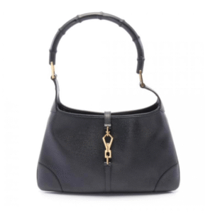 Gucci Bamboo Jackie Shoulder Bag, Black, Leather | Luna Bags